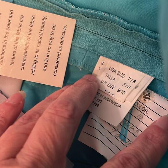 MORI LEE By Madeline Gardner Vintage Deadstock Formal Bridesmaid Prom Dress NEW - Picture 3 of 15